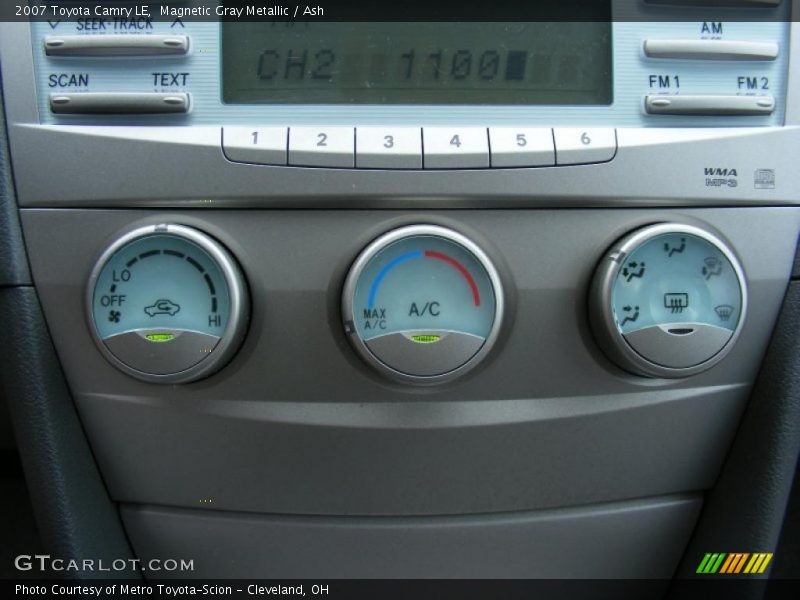 Magnetic Gray Metallic / Ash 2007 Toyota Camry LE
