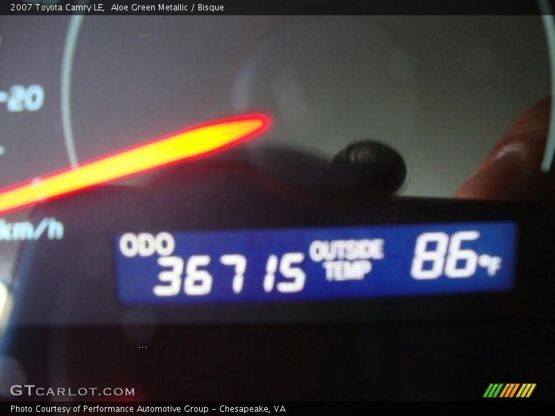 Aloe Green Metallic / Bisque 2007 Toyota Camry LE