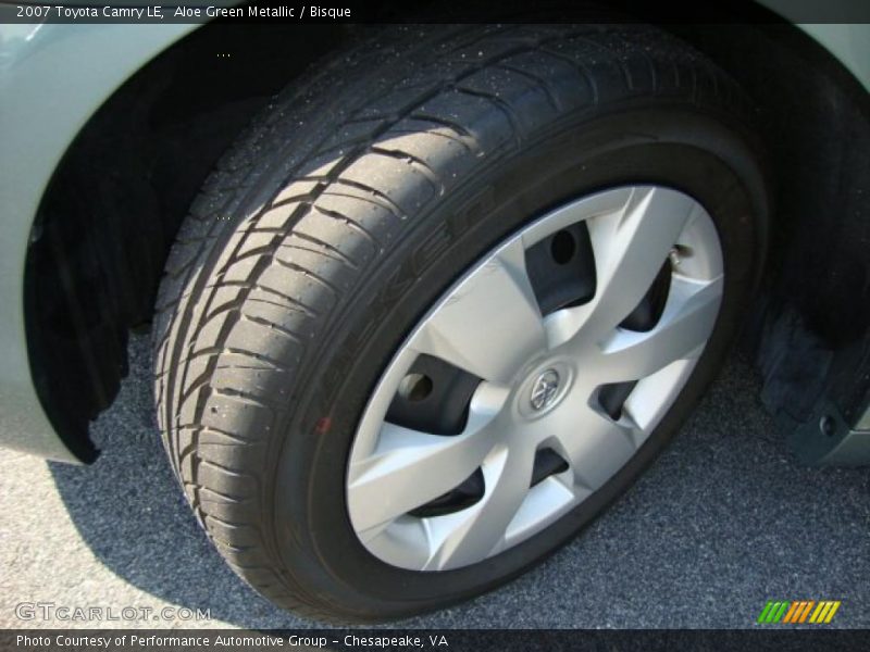 Aloe Green Metallic / Bisque 2007 Toyota Camry LE