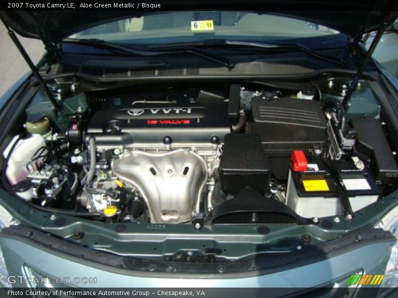 Aloe Green Metallic / Bisque 2007 Toyota Camry LE