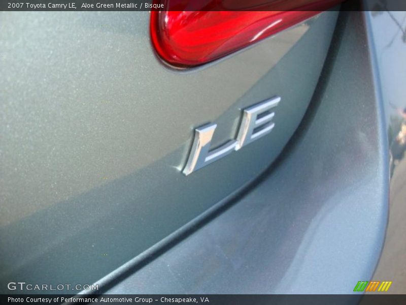 Aloe Green Metallic / Bisque 2007 Toyota Camry LE