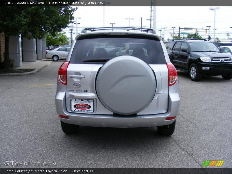 Classic Silver Metallic / Ash Gray 2007 Toyota RAV4 4WD