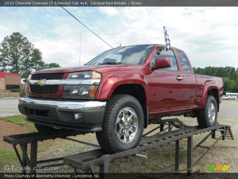 Cardinal Red Metallic / Ebony 2010 Chevrolet Colorado LT Extended Cab 4x4