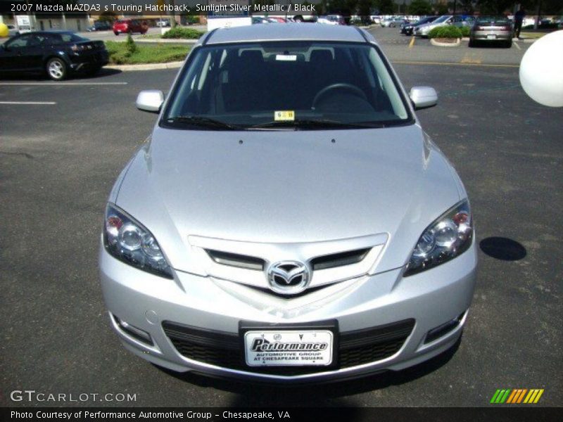 Sunlight Silver Metallic / Black 2007 Mazda MAZDA3 s Touring Hatchback