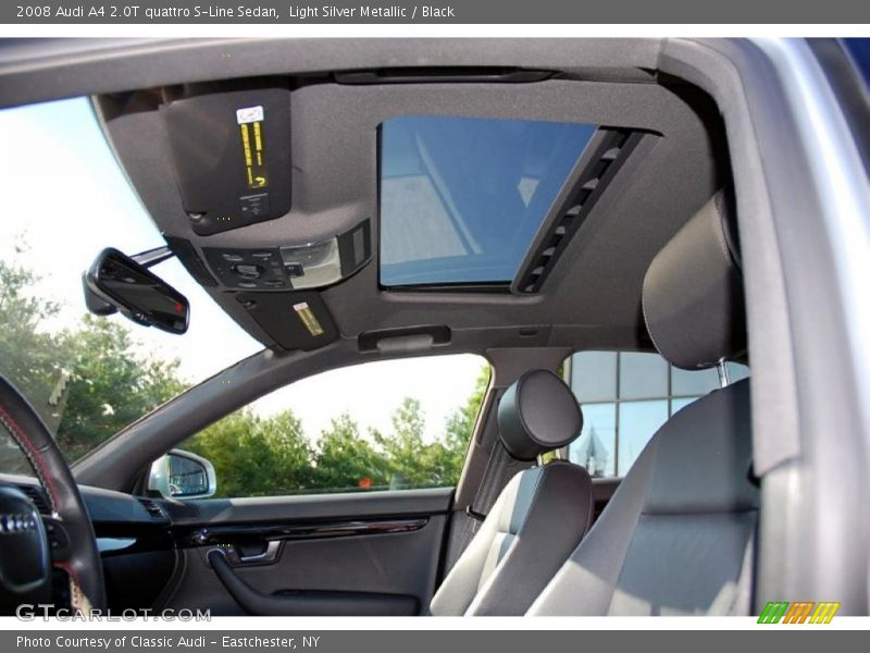 Light Silver Metallic / Black 2008 Audi A4 2.0T quattro S-Line Sedan