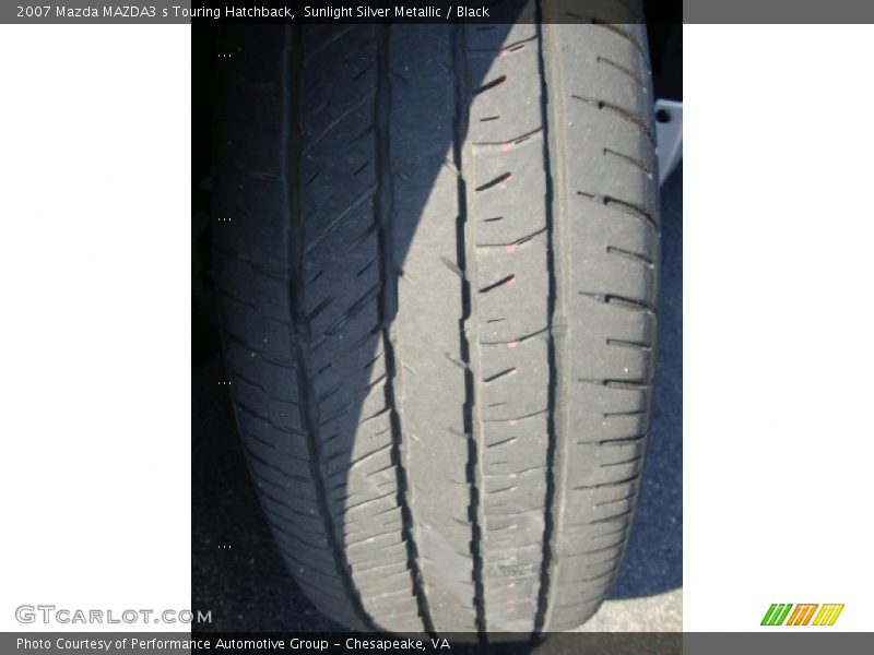 Sunlight Silver Metallic / Black 2007 Mazda MAZDA3 s Touring Hatchback
