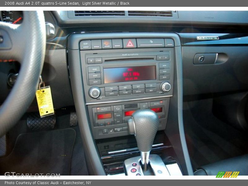 Light Silver Metallic / Black 2008 Audi A4 2.0T quattro S-Line Sedan