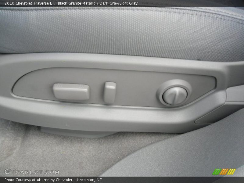 Black Granite Metallic / Dark Gray/Light Gray 2010 Chevrolet Traverse LT