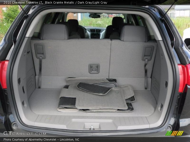 Black Granite Metallic / Dark Gray/Light Gray 2010 Chevrolet Traverse LT