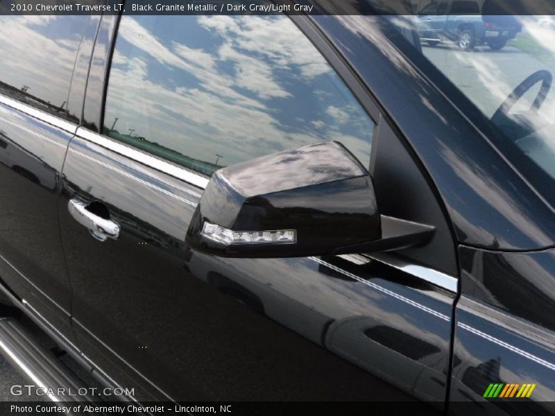 Black Granite Metallic / Dark Gray/Light Gray 2010 Chevrolet Traverse LT