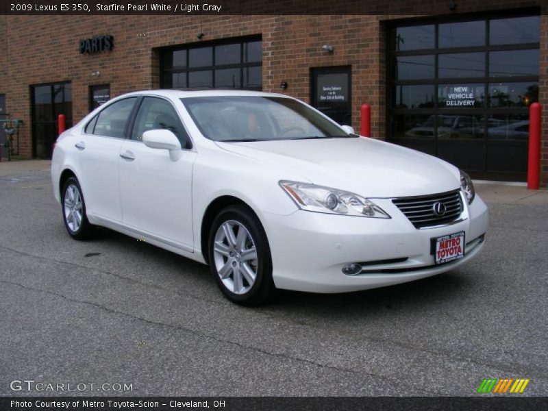 Starfire Pearl White / Light Gray 2009 Lexus ES 350