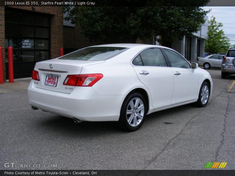 Starfire Pearl White / Light Gray 2009 Lexus ES 350