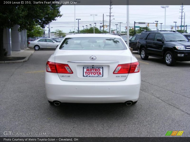 Starfire Pearl White / Light Gray 2009 Lexus ES 350