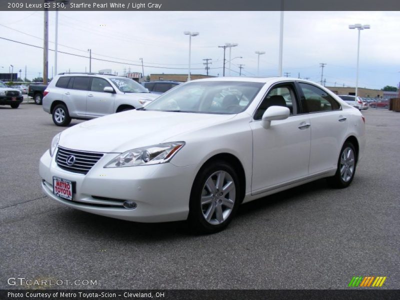 Starfire Pearl White / Light Gray 2009 Lexus ES 350