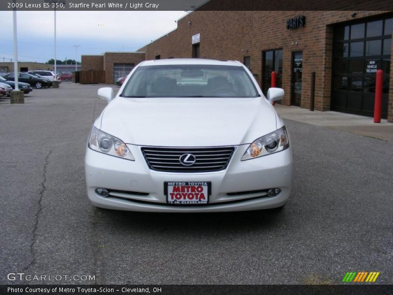 Starfire Pearl White / Light Gray 2009 Lexus ES 350