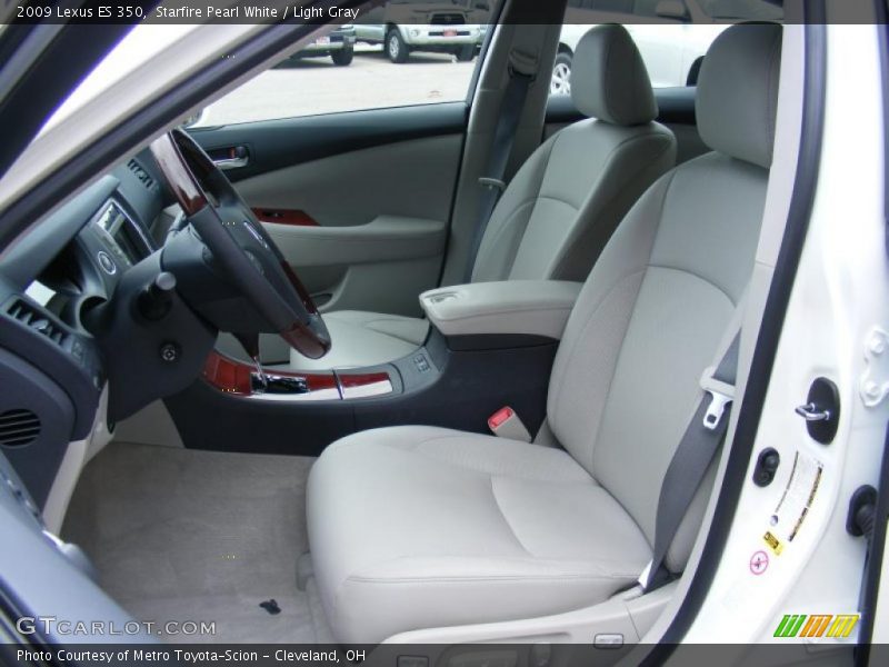 Starfire Pearl White / Light Gray 2009 Lexus ES 350