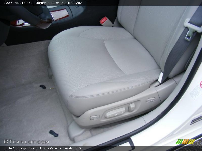 Starfire Pearl White / Light Gray 2009 Lexus ES 350