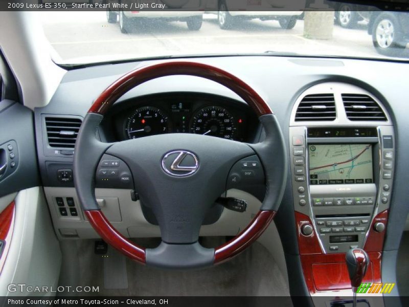 Starfire Pearl White / Light Gray 2009 Lexus ES 350