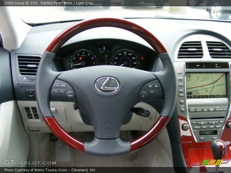 Starfire Pearl White / Light Gray 2009 Lexus ES 350