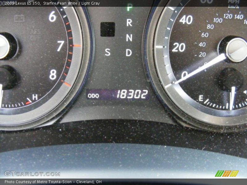 Starfire Pearl White / Light Gray 2009 Lexus ES 350