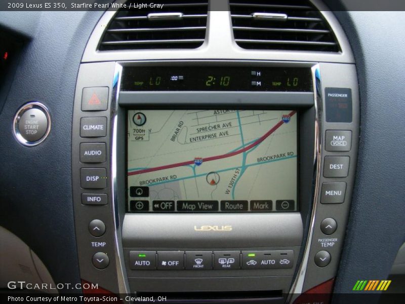 Starfire Pearl White / Light Gray 2009 Lexus ES 350