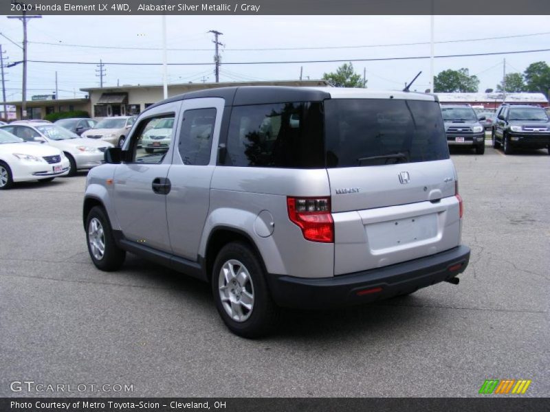 Alabaster Silver Metallic / Gray 2010 Honda Element LX 4WD