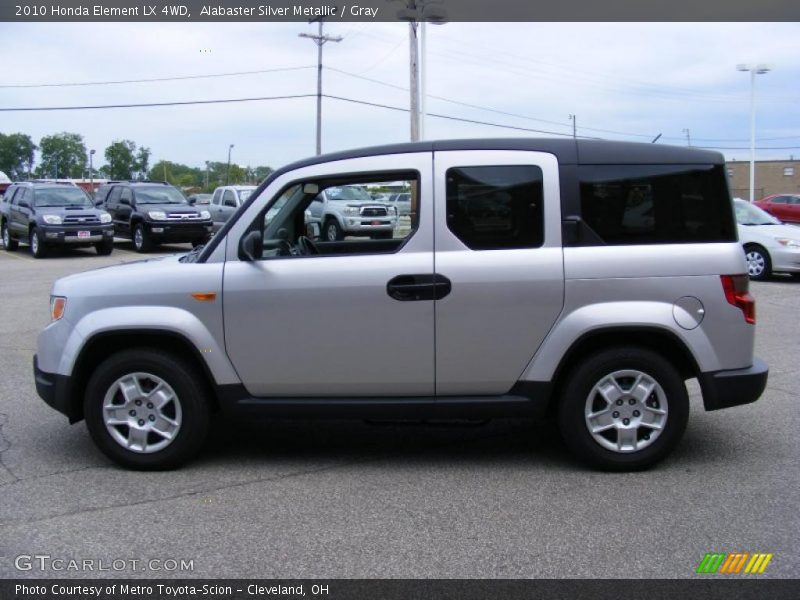 Alabaster Silver Metallic / Gray 2010 Honda Element LX 4WD
