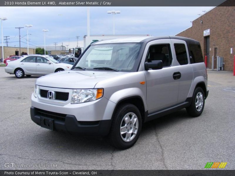 Alabaster Silver Metallic / Gray 2010 Honda Element LX 4WD
