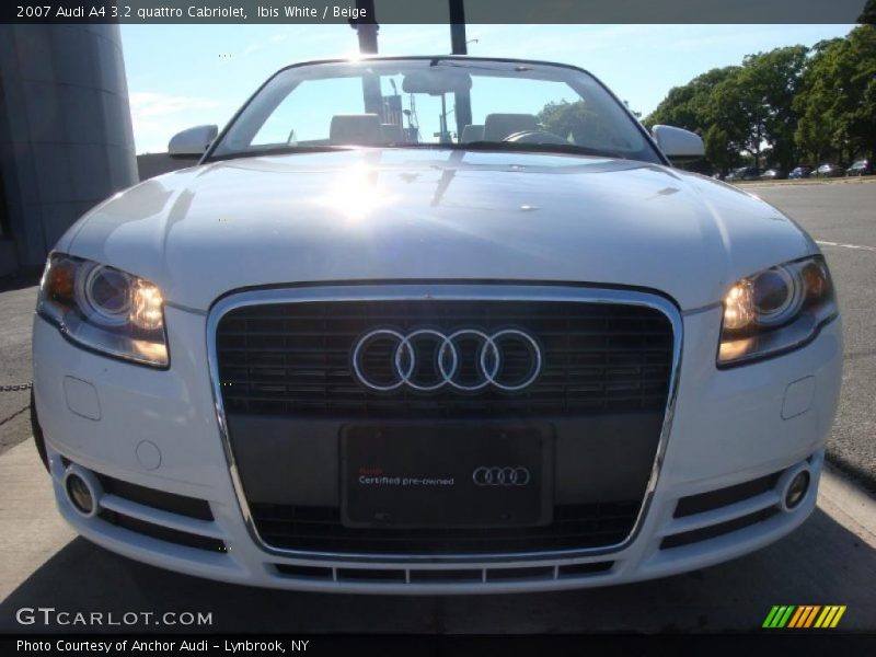Ibis White / Beige 2007 Audi A4 3.2 quattro Cabriolet