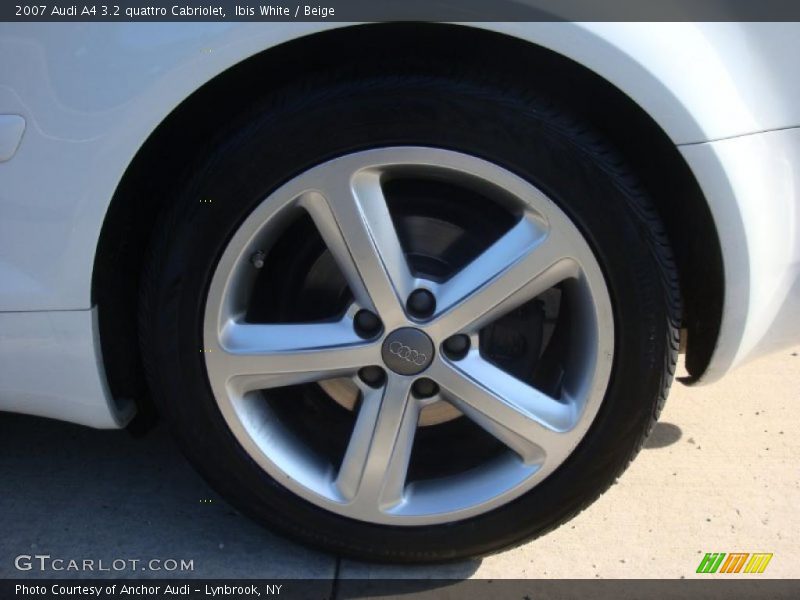 Ibis White / Beige 2007 Audi A4 3.2 quattro Cabriolet
