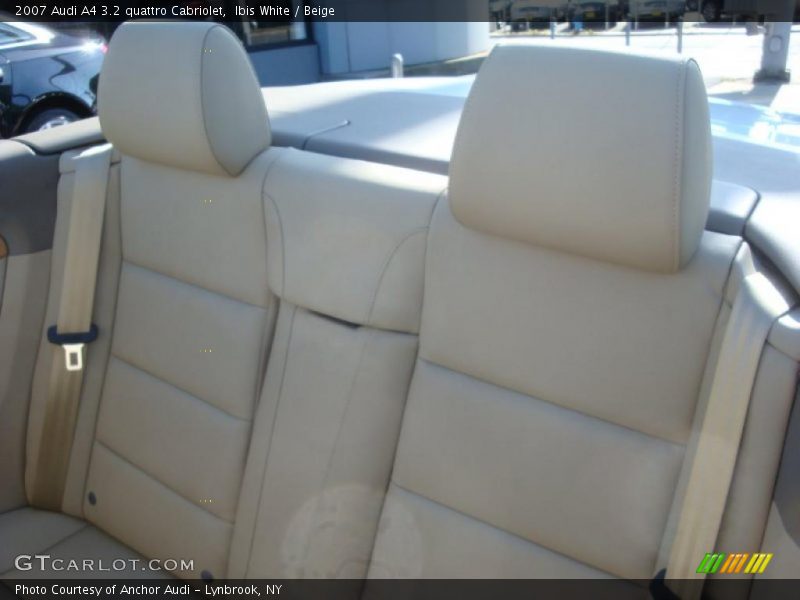 Ibis White / Beige 2007 Audi A4 3.2 quattro Cabriolet
