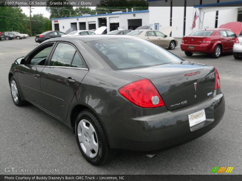 Granite Metallic / Ebony 2007 Pontiac G6 Sedan