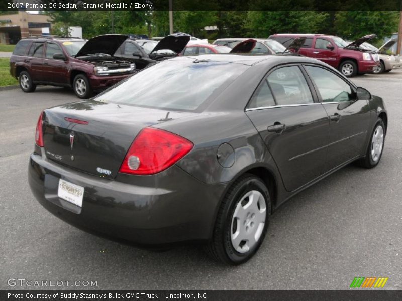 Granite Metallic / Ebony 2007 Pontiac G6 Sedan