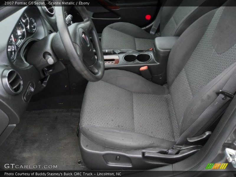Granite Metallic / Ebony 2007 Pontiac G6 Sedan