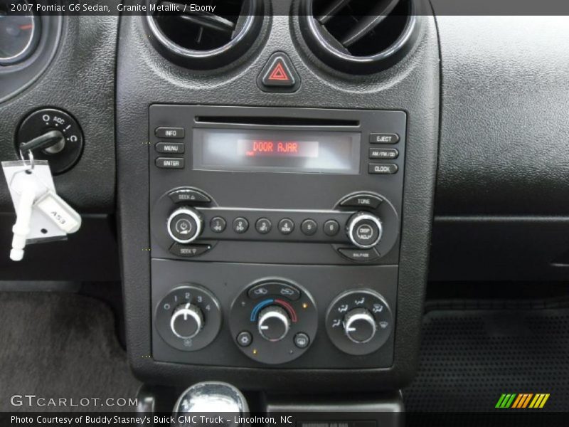 Granite Metallic / Ebony 2007 Pontiac G6 Sedan