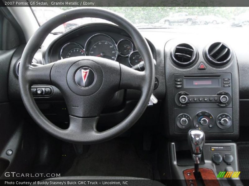 Granite Metallic / Ebony 2007 Pontiac G6 Sedan