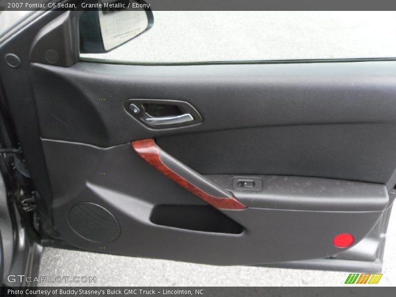 Granite Metallic / Ebony 2007 Pontiac G6 Sedan