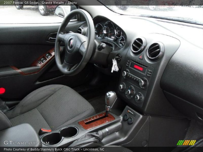 Granite Metallic / Ebony 2007 Pontiac G6 Sedan