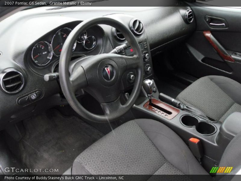 Granite Metallic / Ebony 2007 Pontiac G6 Sedan