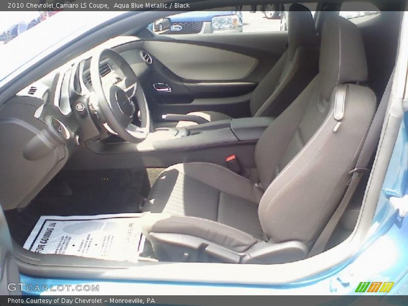 Aqua Blue Metallic / Black 2010 Chevrolet Camaro LS Coupe