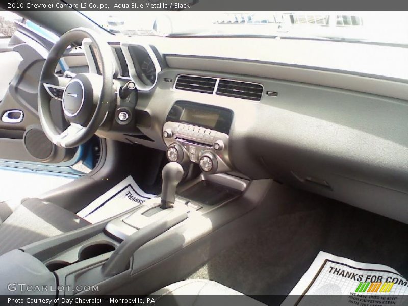 Aqua Blue Metallic / Black 2010 Chevrolet Camaro LS Coupe
