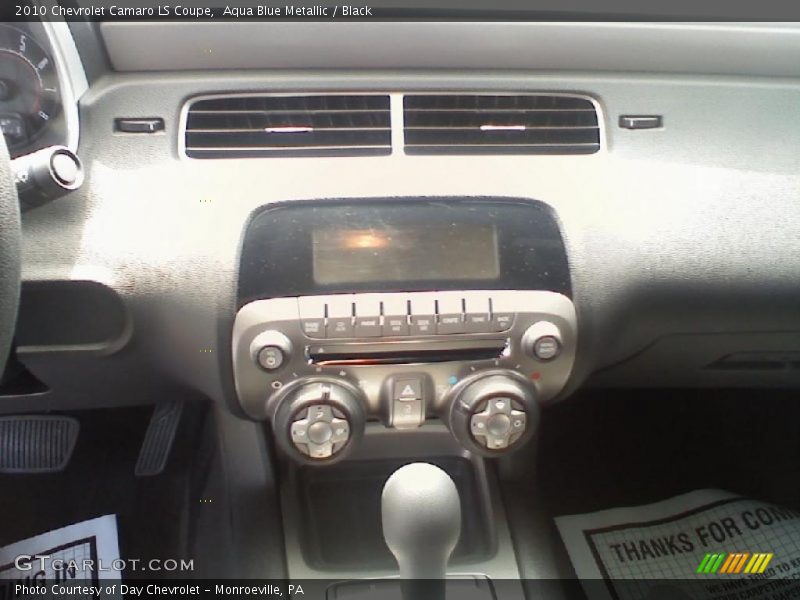 Aqua Blue Metallic / Black 2010 Chevrolet Camaro LS Coupe