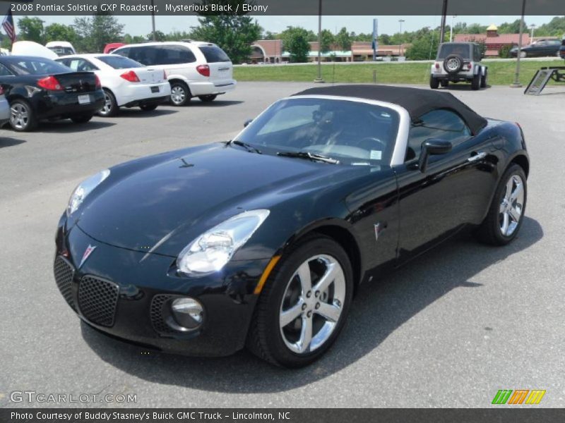 Mysterious Black / Ebony 2008 Pontiac Solstice GXP Roadster