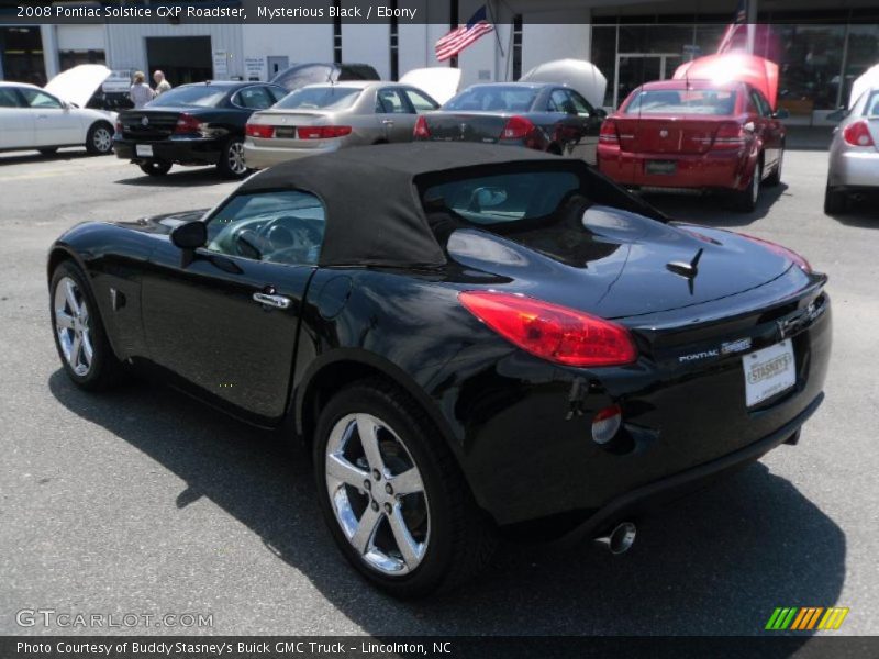 Mysterious Black / Ebony 2008 Pontiac Solstice GXP Roadster