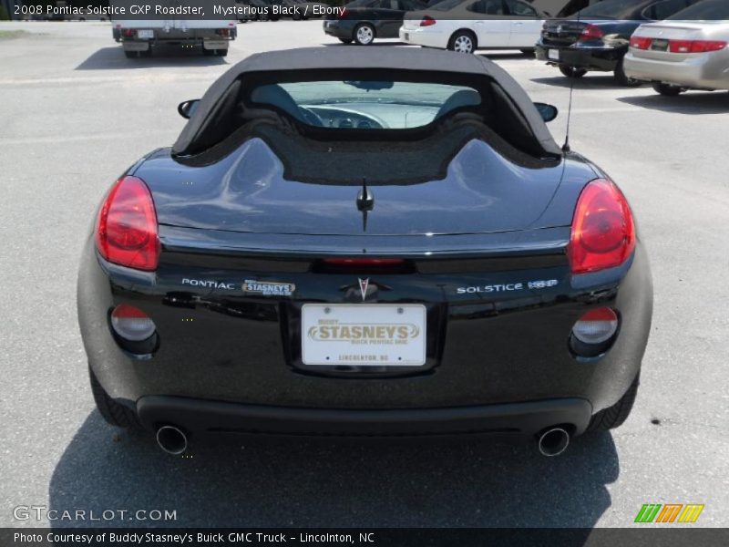 Mysterious Black / Ebony 2008 Pontiac Solstice GXP Roadster