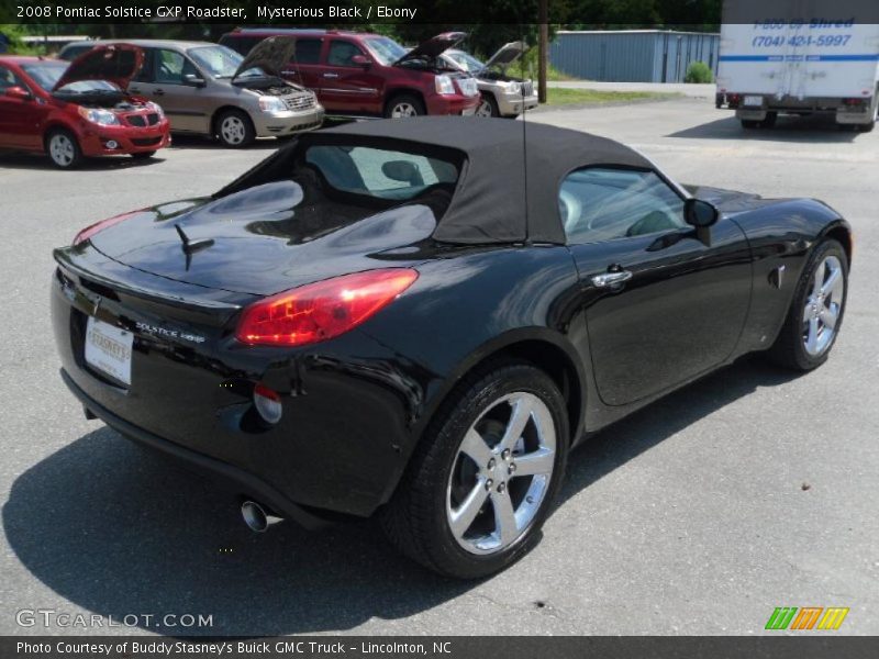 Mysterious Black / Ebony 2008 Pontiac Solstice GXP Roadster