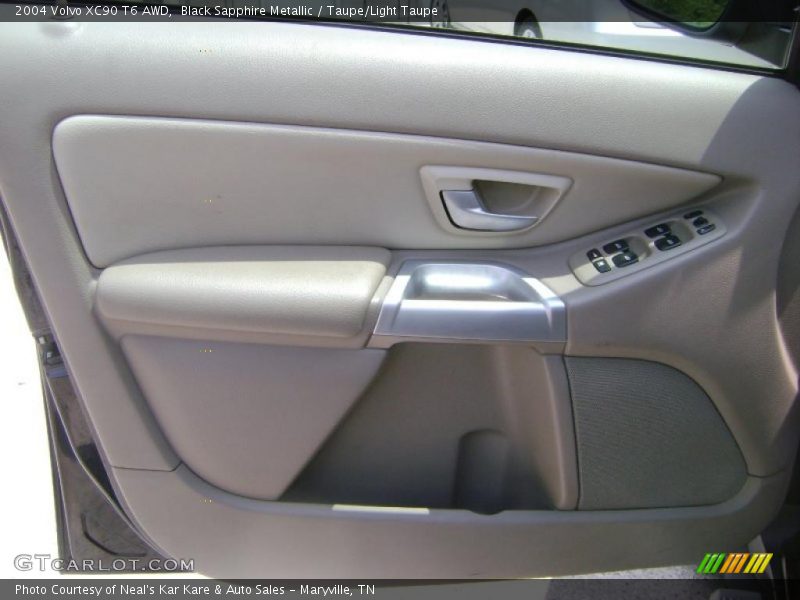 Black Sapphire Metallic / Taupe/Light Taupe 2004 Volvo XC90 T6 AWD