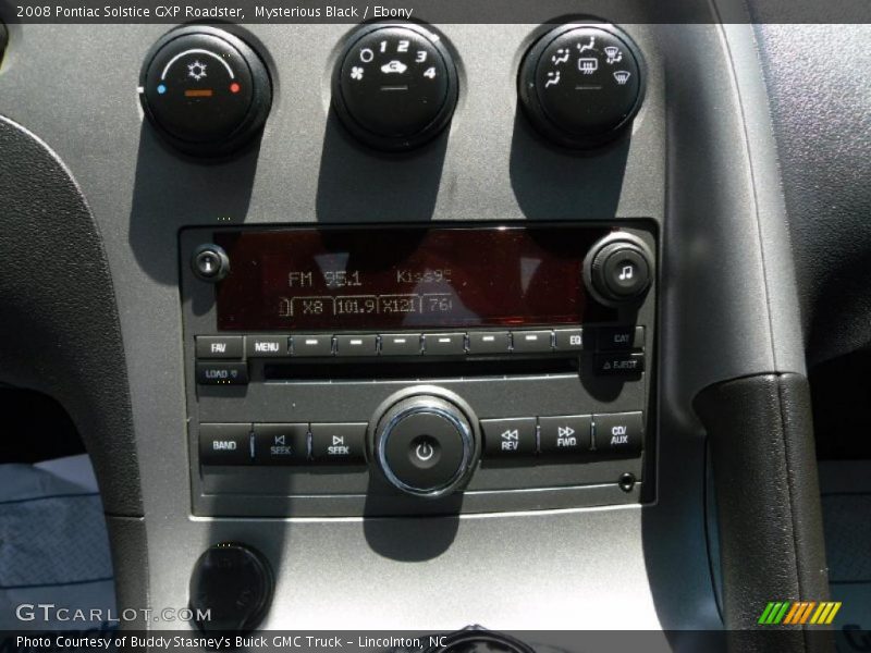 Mysterious Black / Ebony 2008 Pontiac Solstice GXP Roadster
