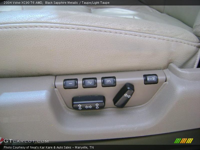 Black Sapphire Metallic / Taupe/Light Taupe 2004 Volvo XC90 T6 AWD