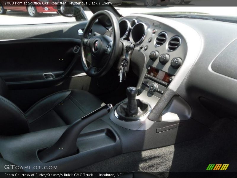 Mysterious Black / Ebony 2008 Pontiac Solstice GXP Roadster